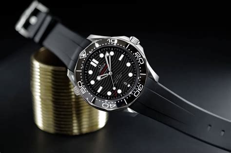 watch bands omega seamaster|Omega Seamaster with rubber strap.